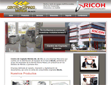 Tablet Screenshot of centrodecopiado.com.mx